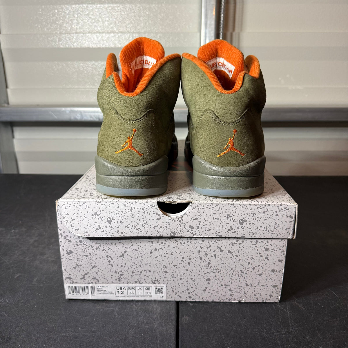 Size 12 - AJ 5 Olive