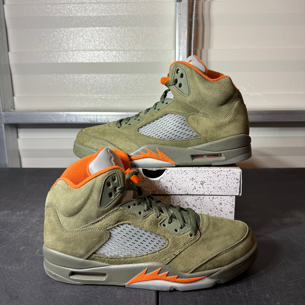 Size 12 - AJ 5 Olive