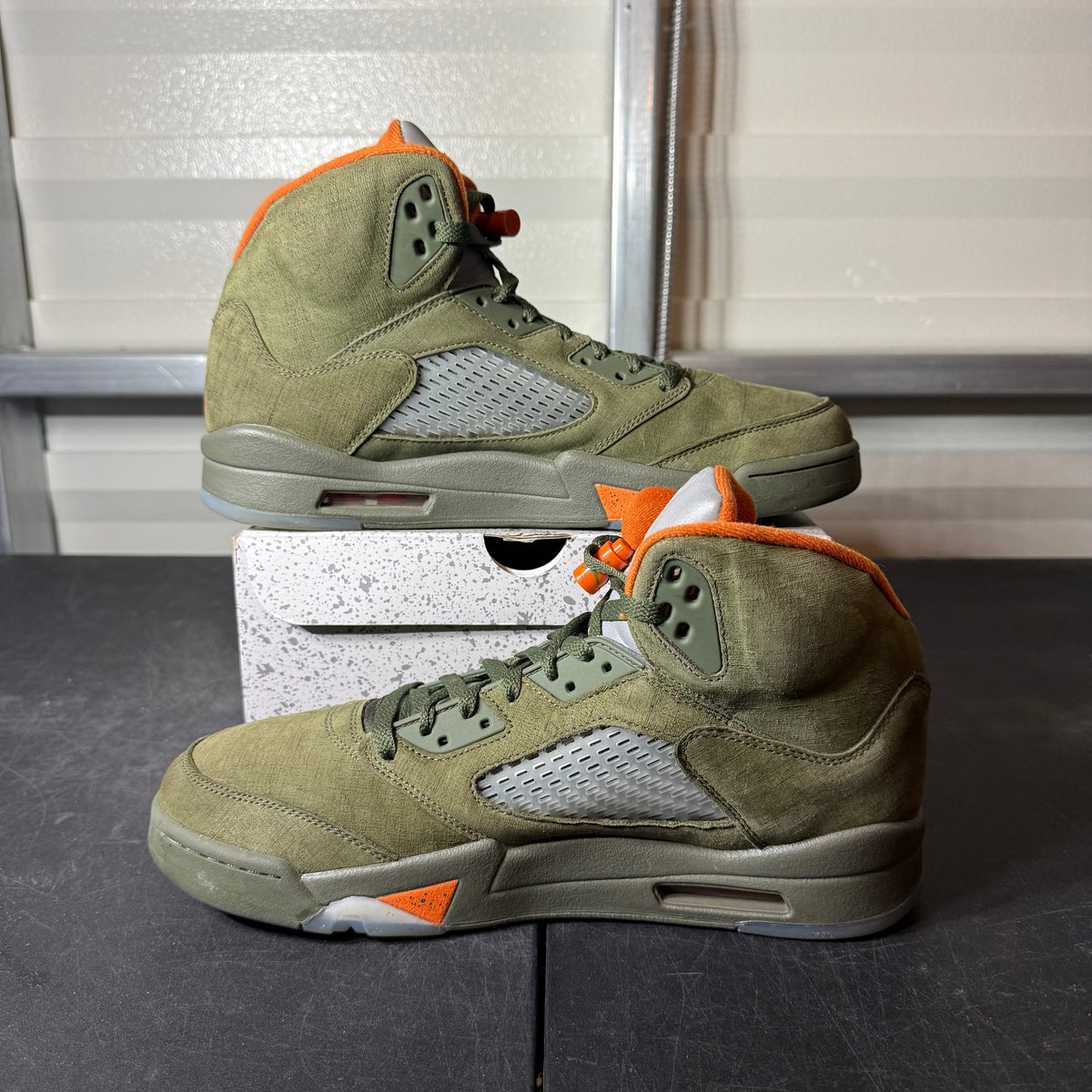 Size 12 - AJ 5 Olive