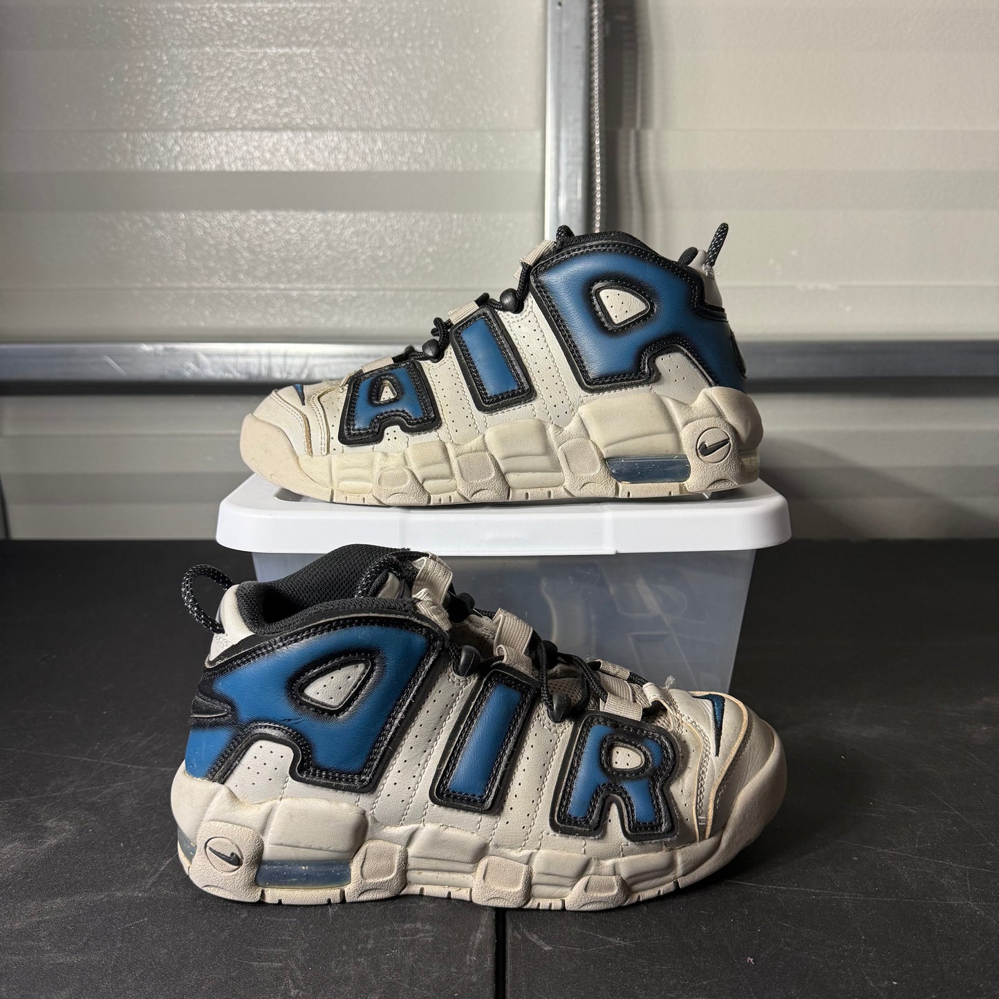 Size 5.5Y - Air More Uptempo Industrial Blue