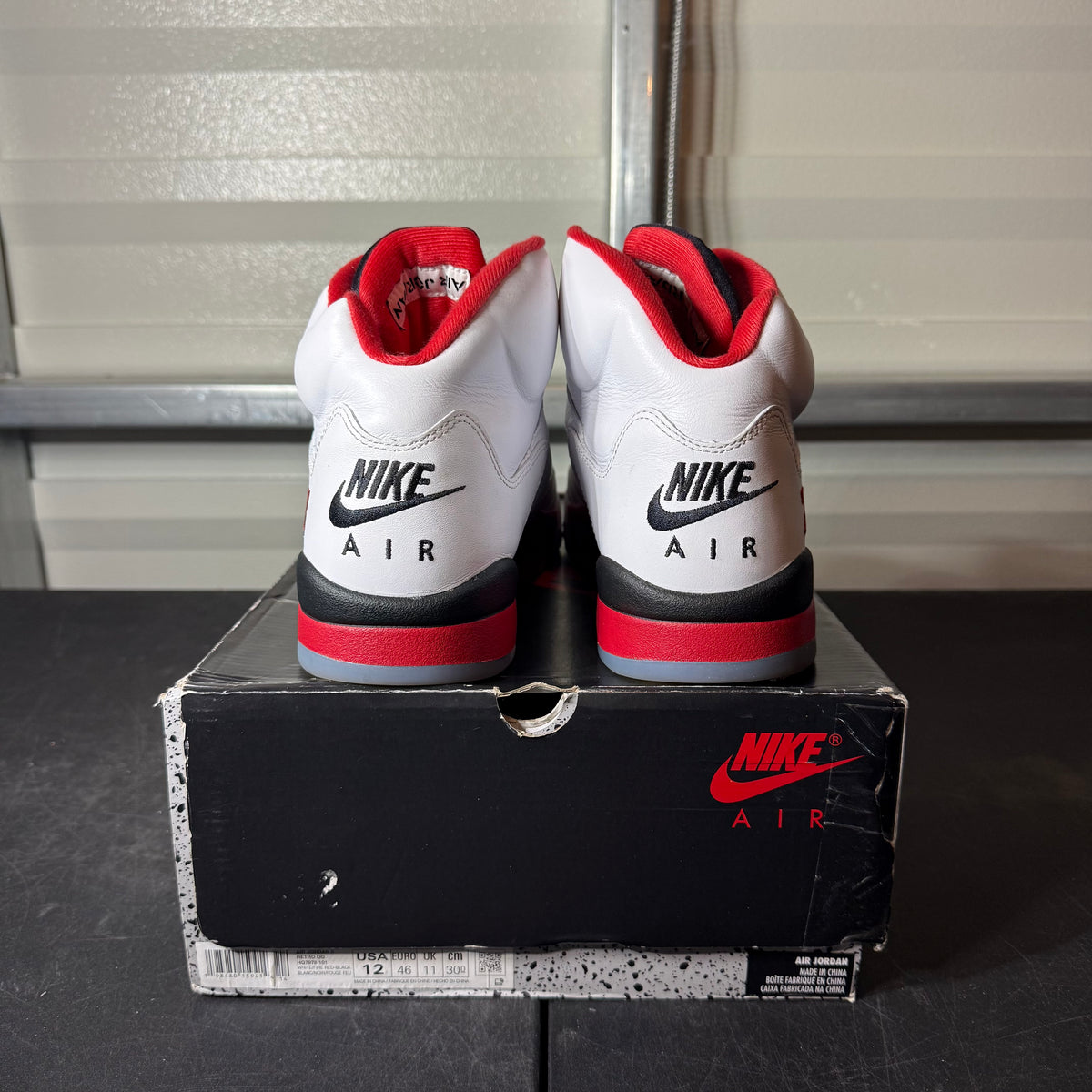 Size 12 - AJ 5 Fire Red