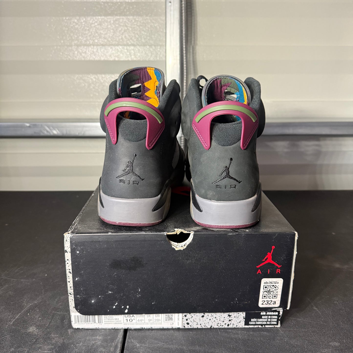 Size 10.5 - AJ 6 Retro Bordeaux