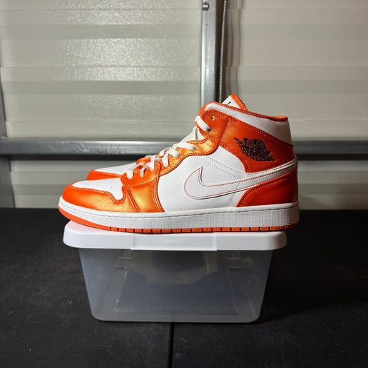 Size 12 - AJ 1 Mid Electro Orange