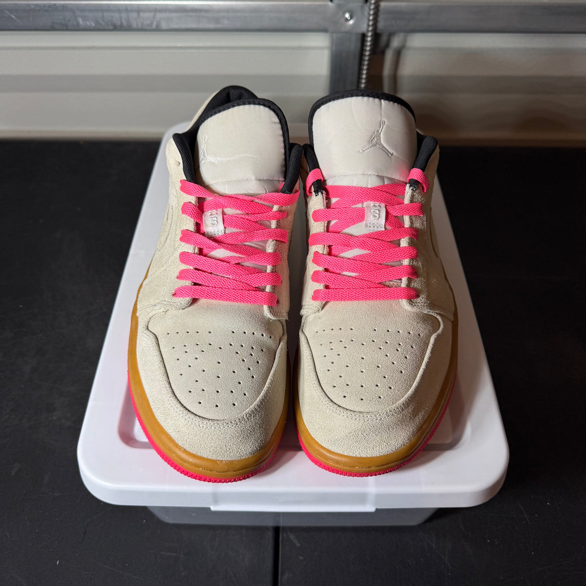 Size 12 - AJ 1 Low Gum Pink