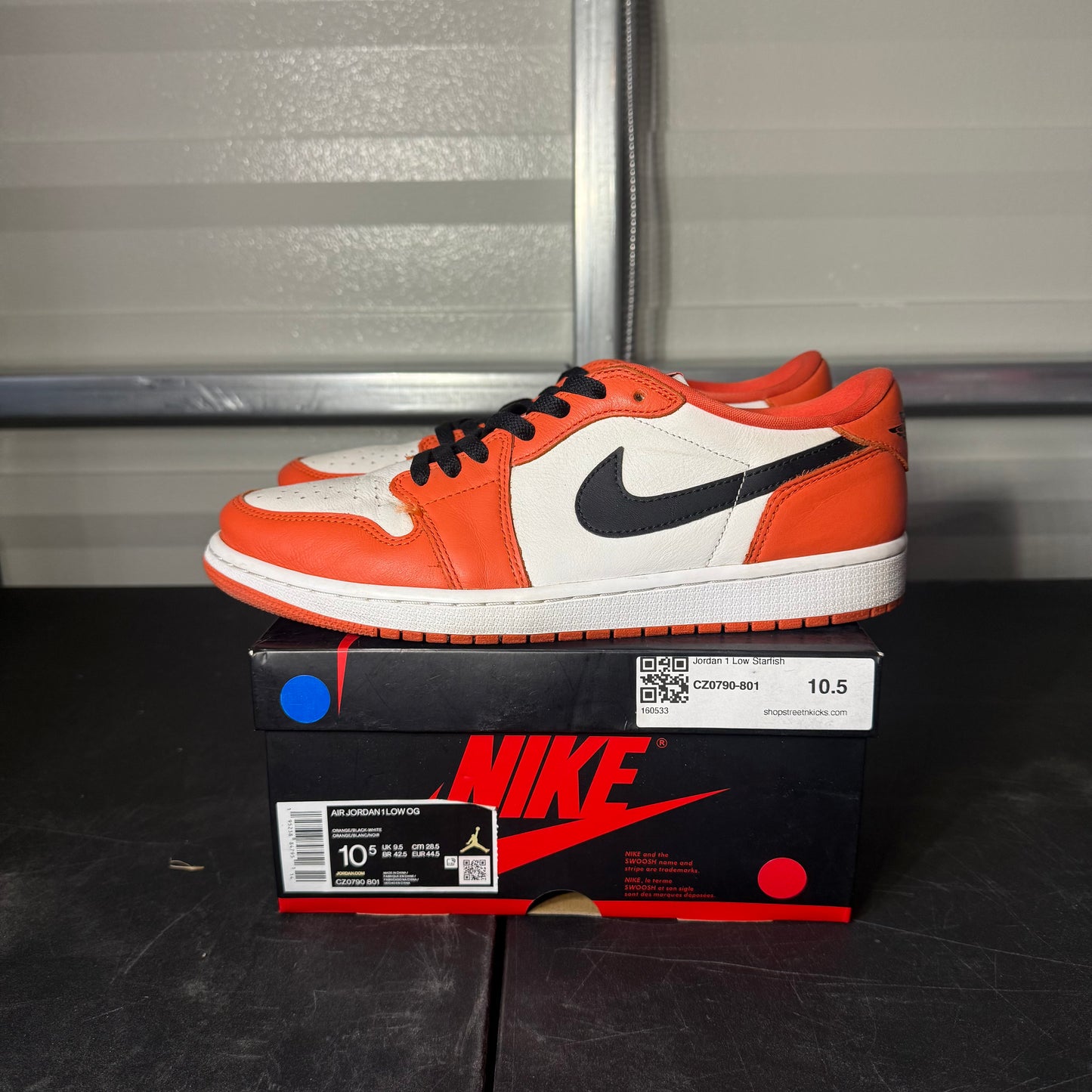 Size 10.5 - AJ 1 Low Starfish