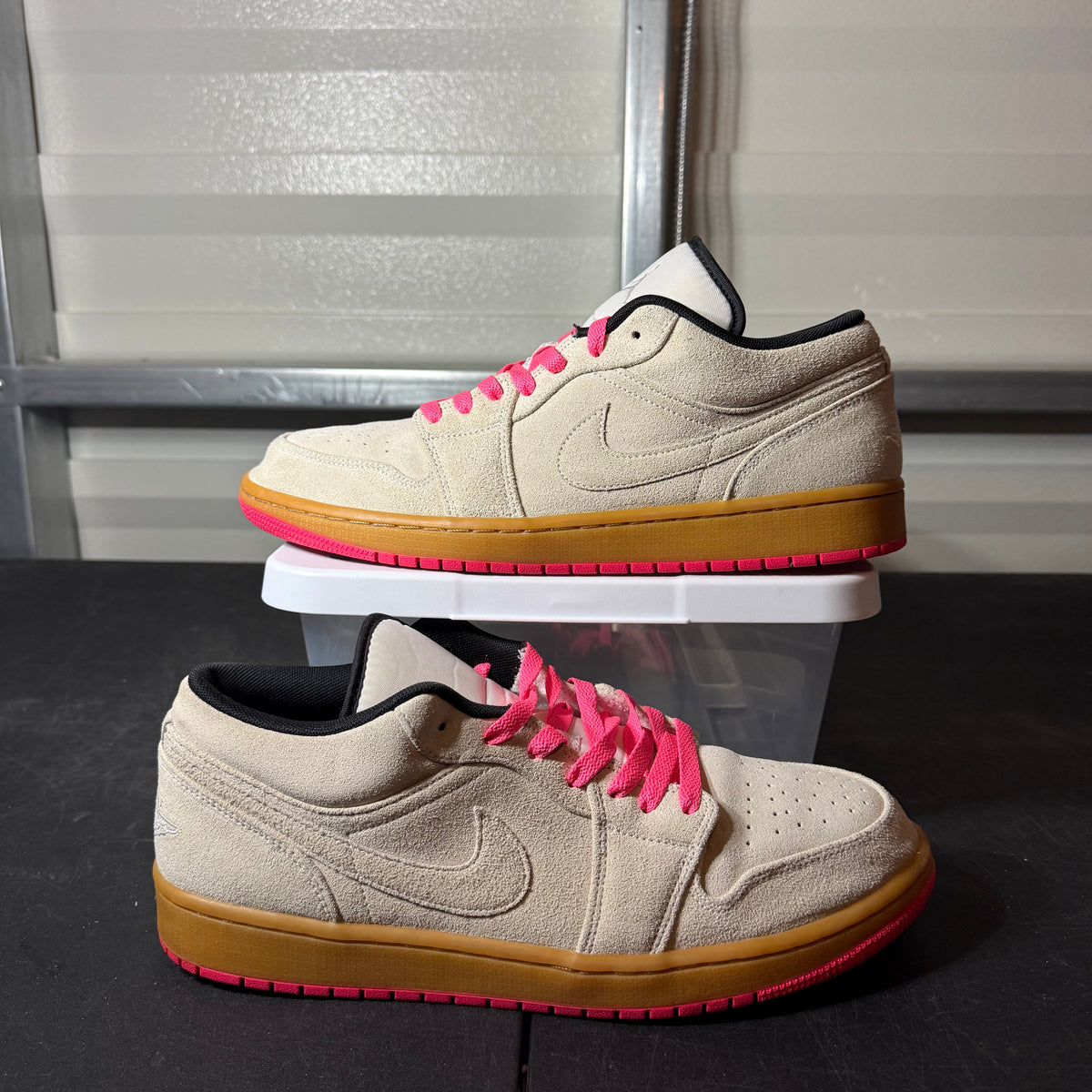 Size 12 - AJ 1 Low Gum Pink