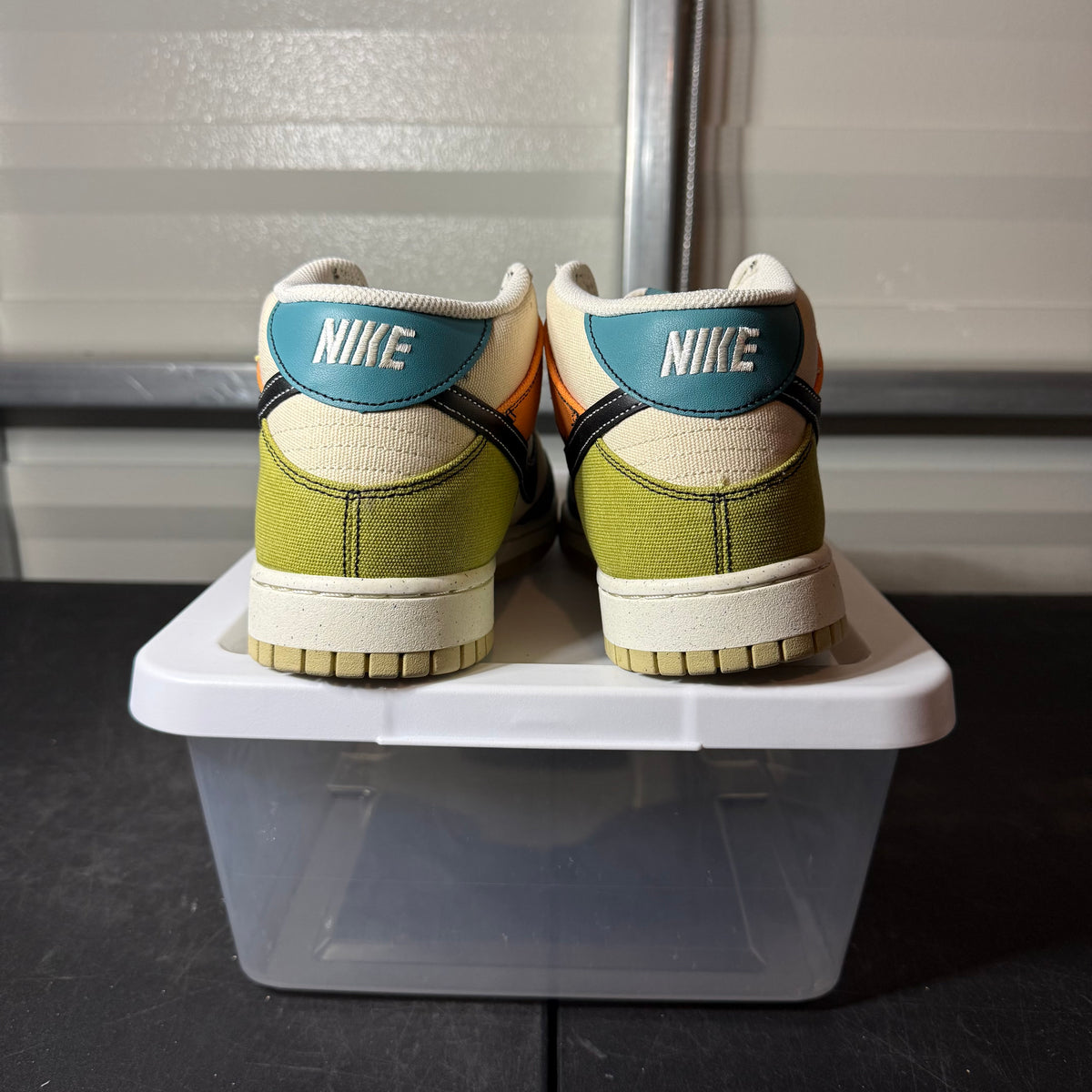 Size 12 - Dunk Mid Pale Ivory Multi