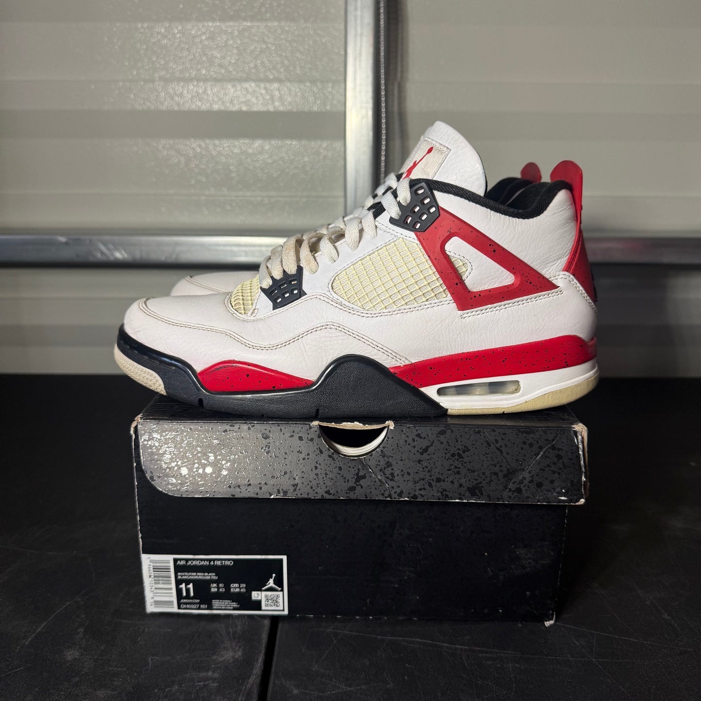 Size 11 - AJ 4 Retro Red Cement