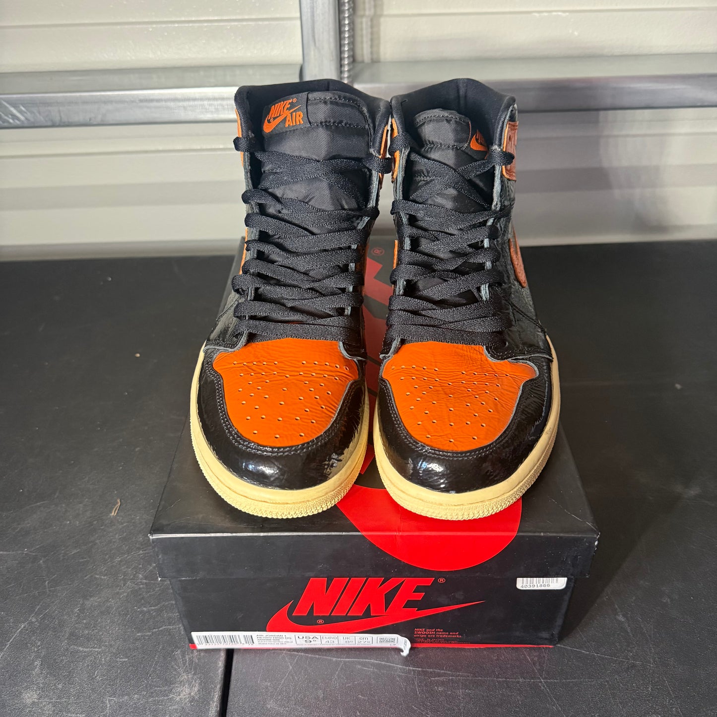 Size 9.5 - AJ 1 Retro Shattered Backboard 3.0