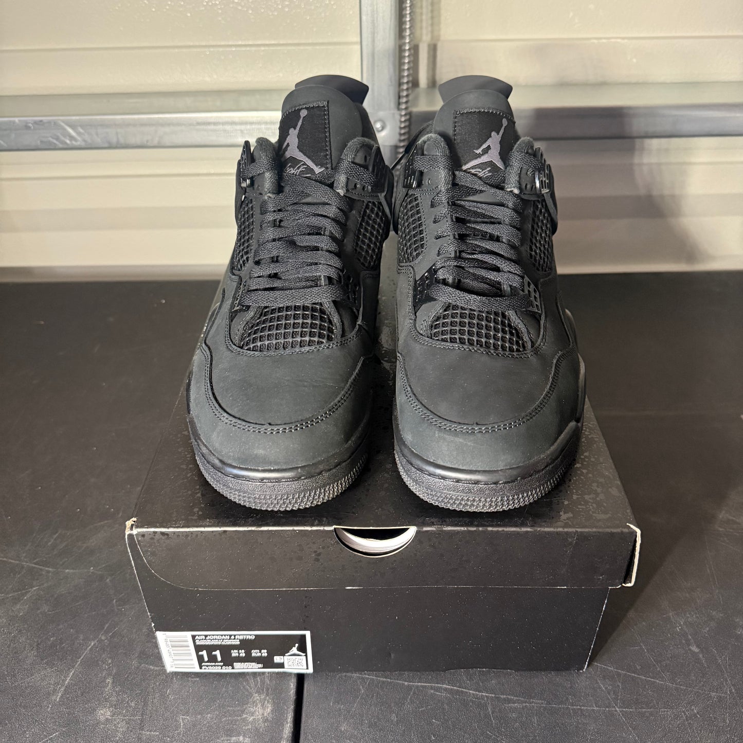 Size 11 - AJ 4 Retro Black Cat