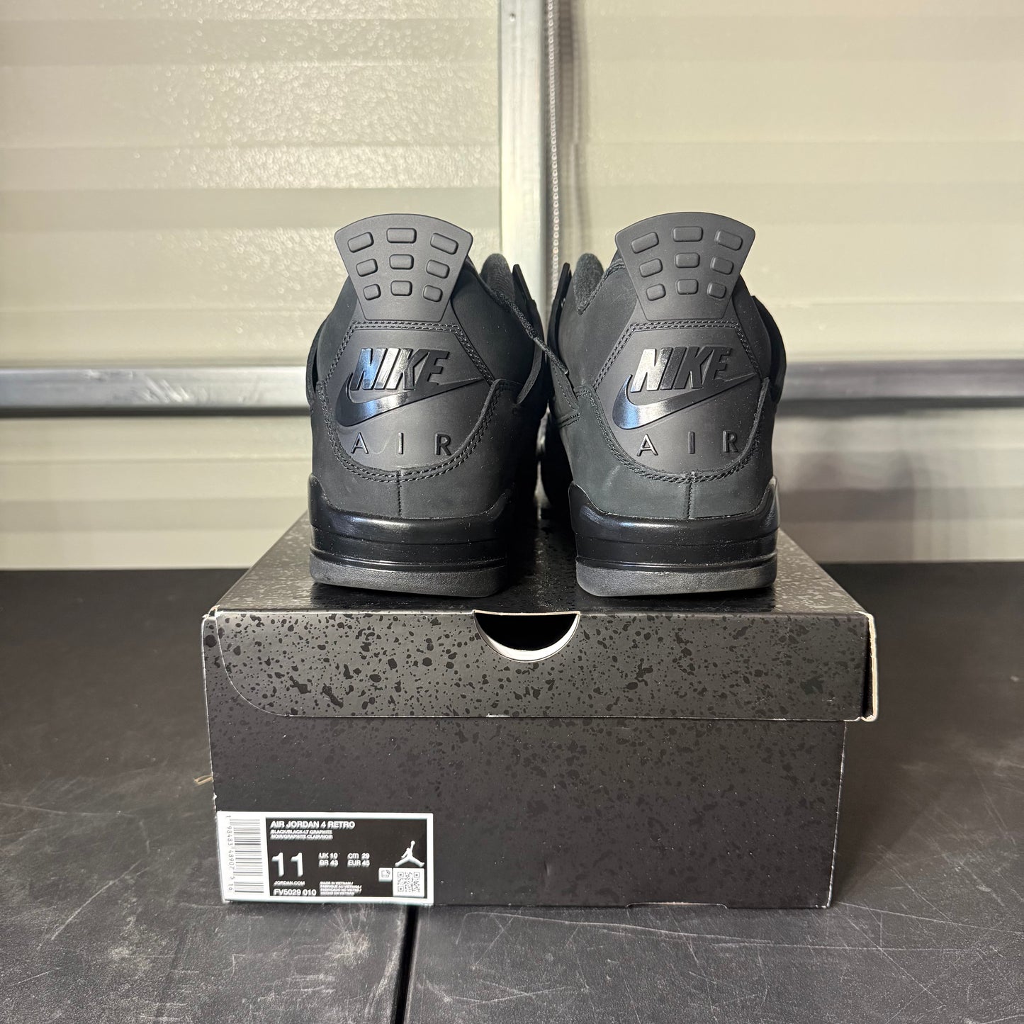 Size 11 - AJ 4 Retro Black Cat