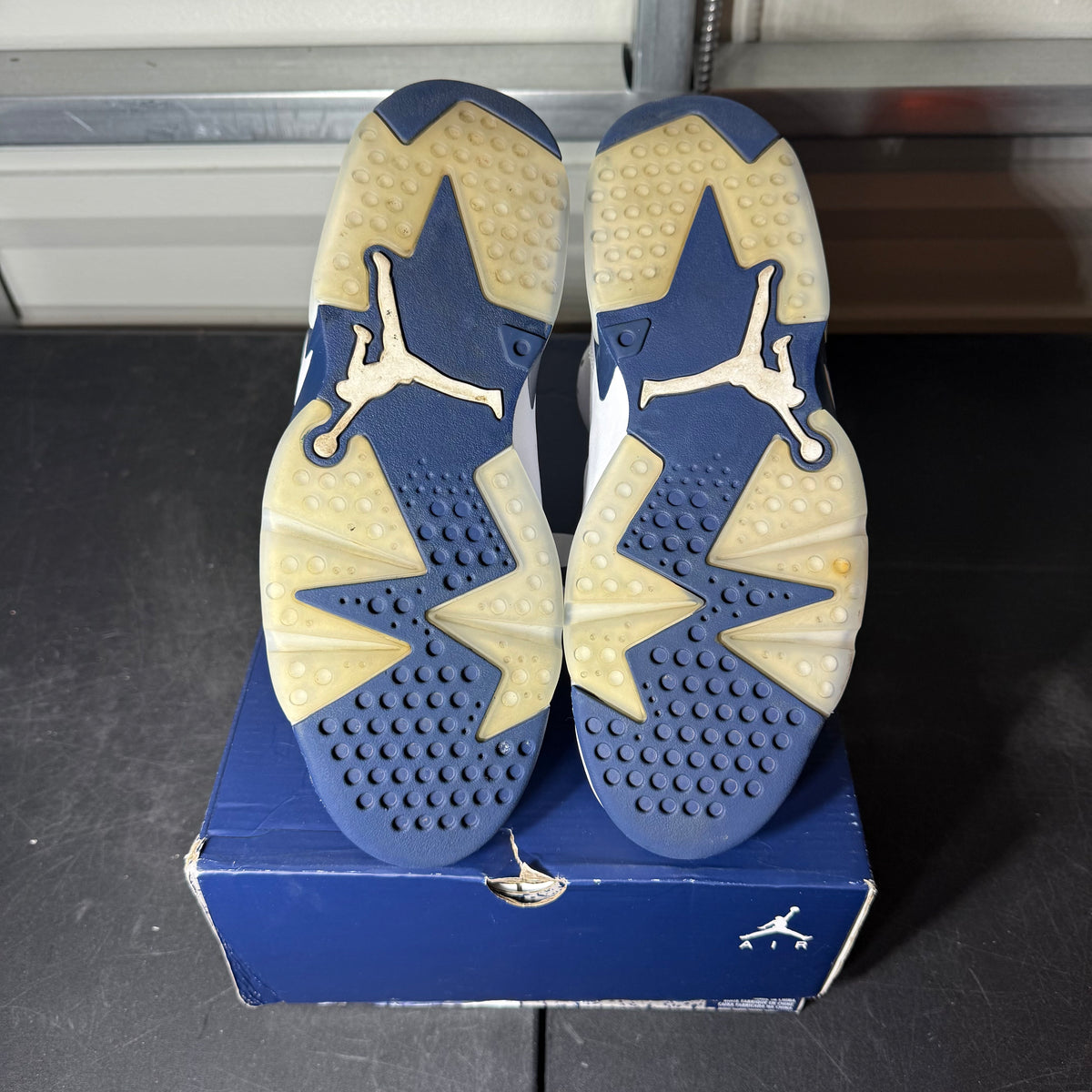 Size 10 -  AJ 6 Midnight Navy