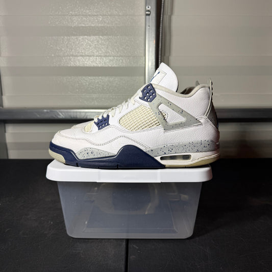 Size 10 -  AJ 4 Midnight Navy