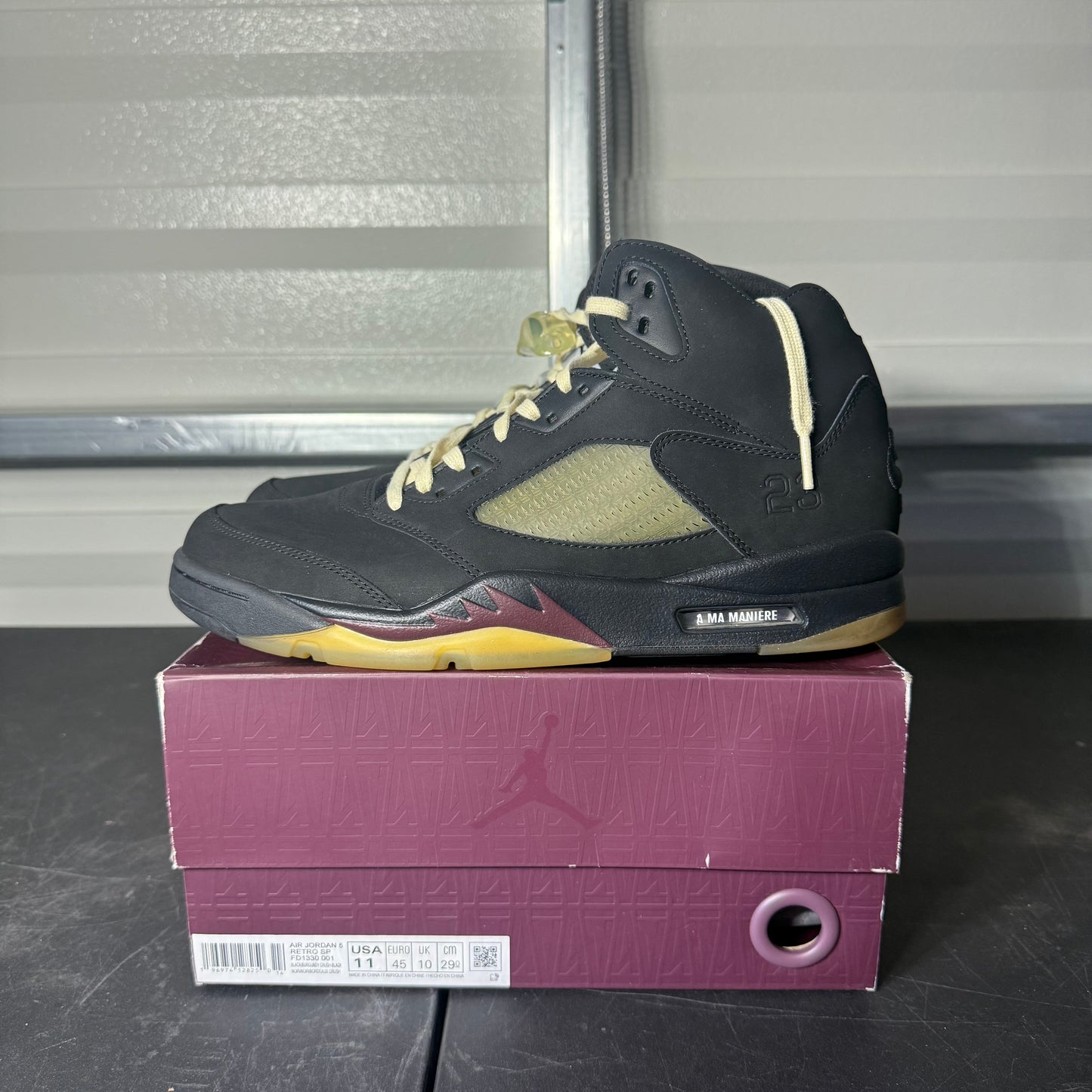 Size 11 - AJ 5 Retro A Ma Maniére Dusk
