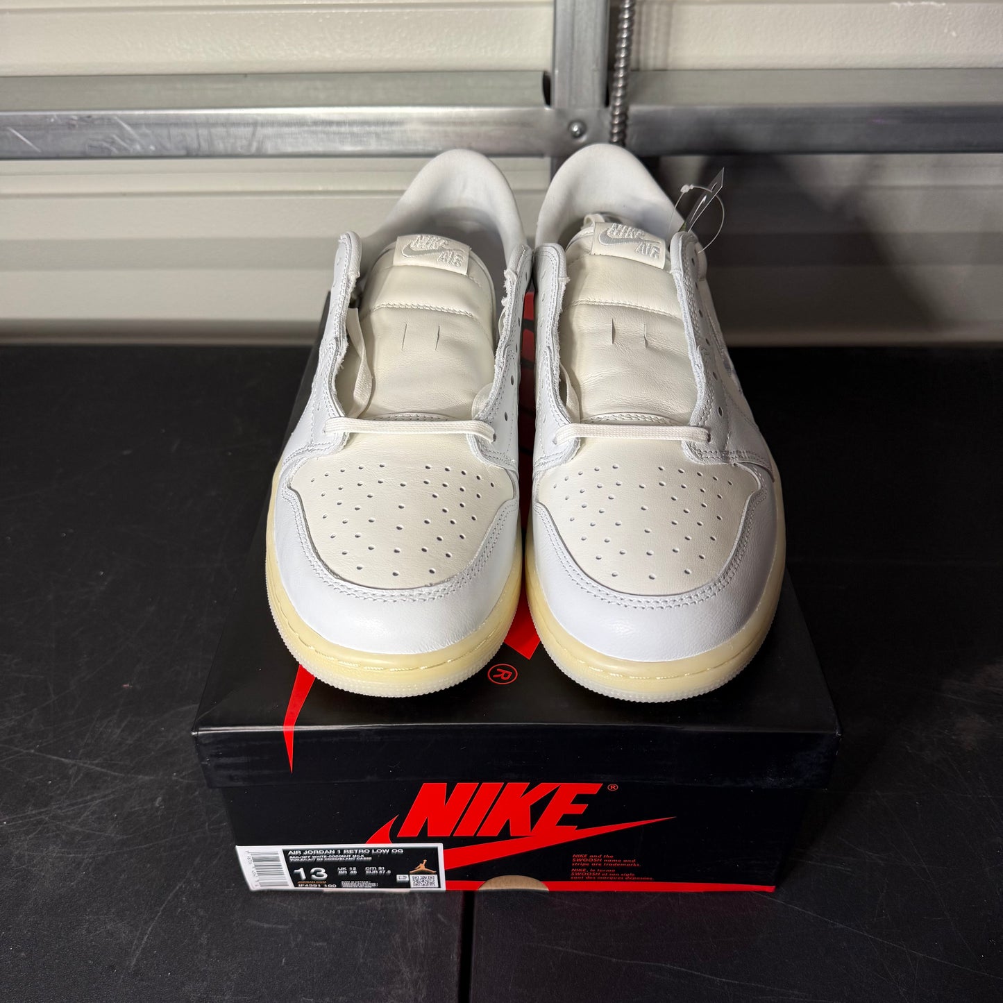 Size 13 - AJ 1 Retro Low Floral Swoosh