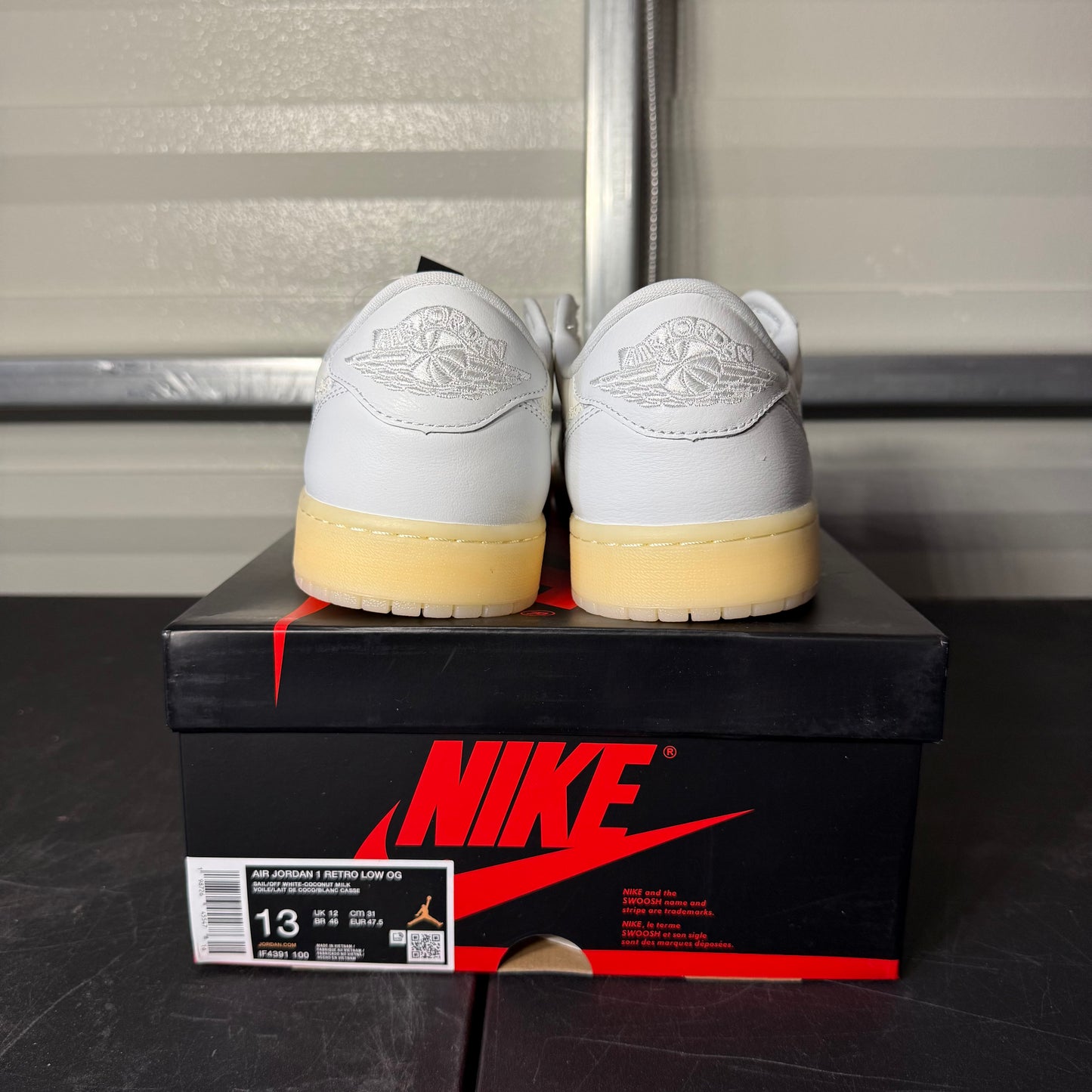 Size 13 - AJ 1 Retro Low Floral Swoosh
