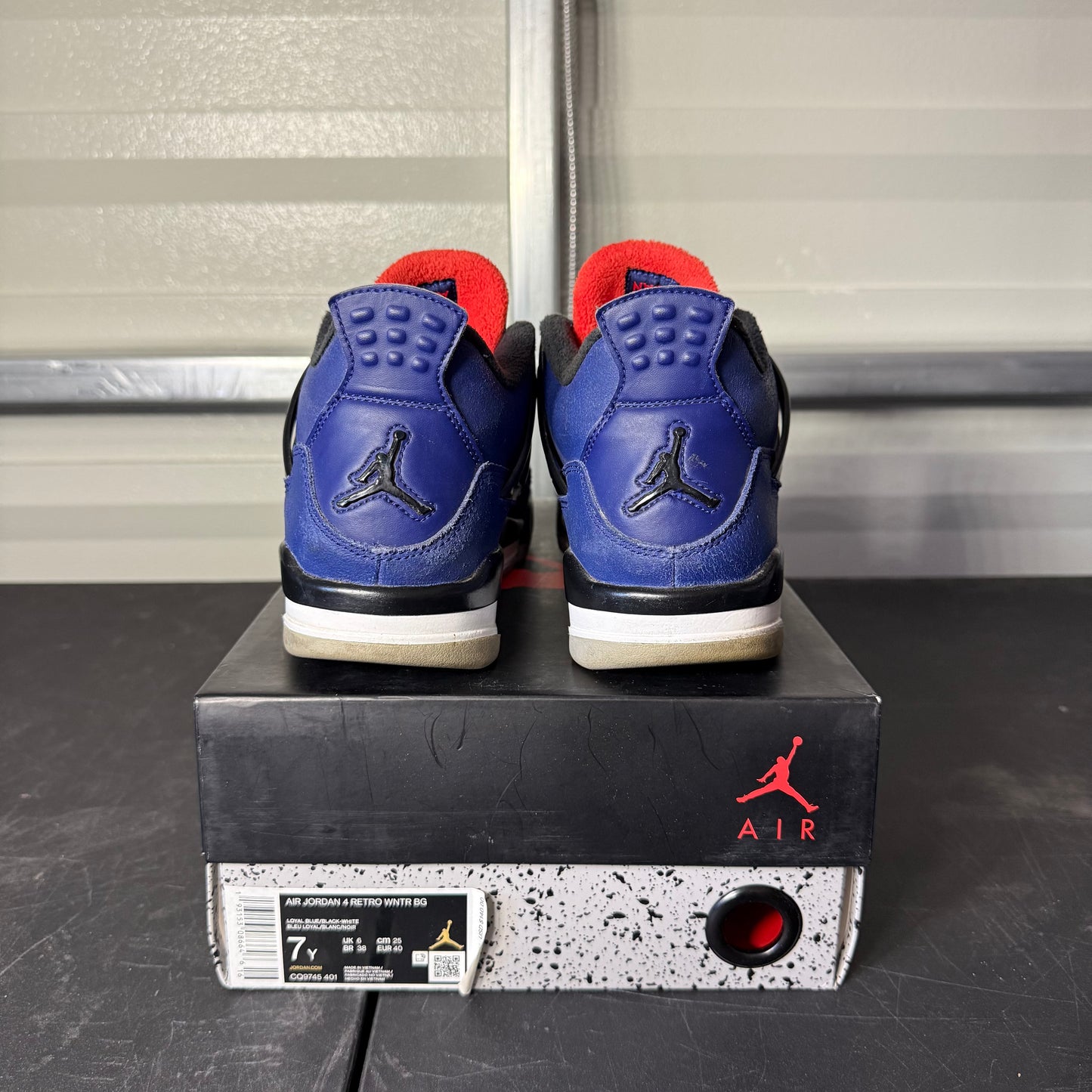 Size 7Y - AJ 4 Retro Winterized Loyal Blue