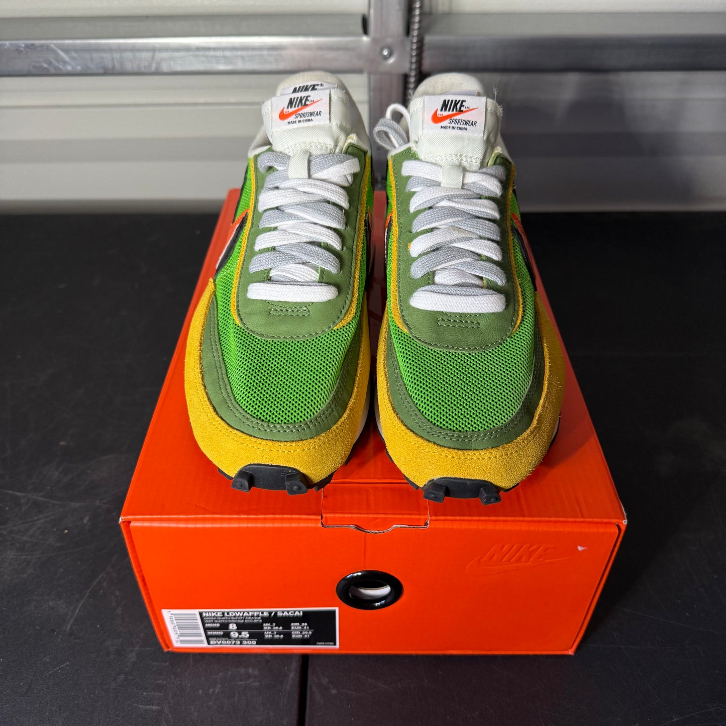 Size 8 - Sacai LDWaffle Pine Green