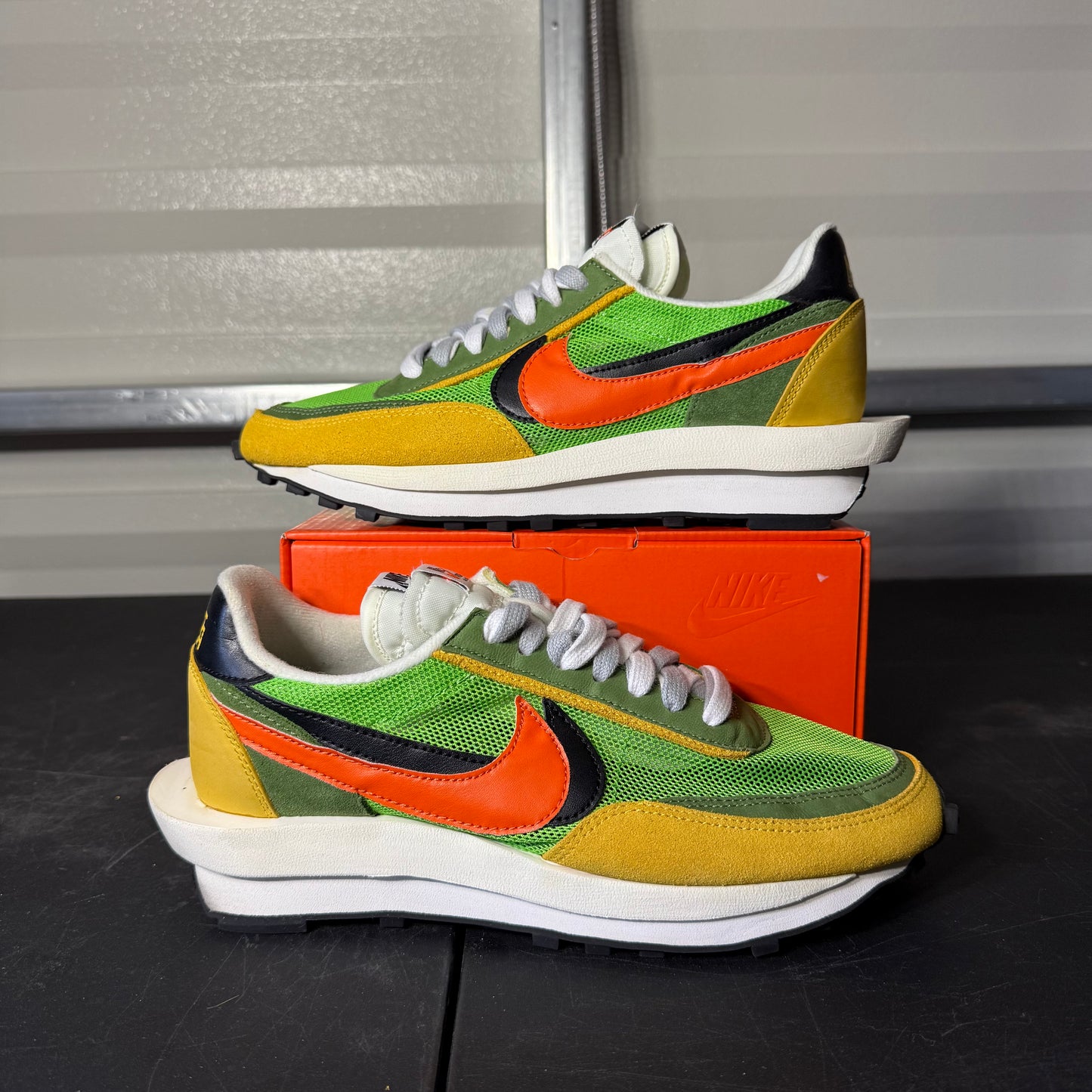 Size 8 - Sacai LDWaffle Pine Green