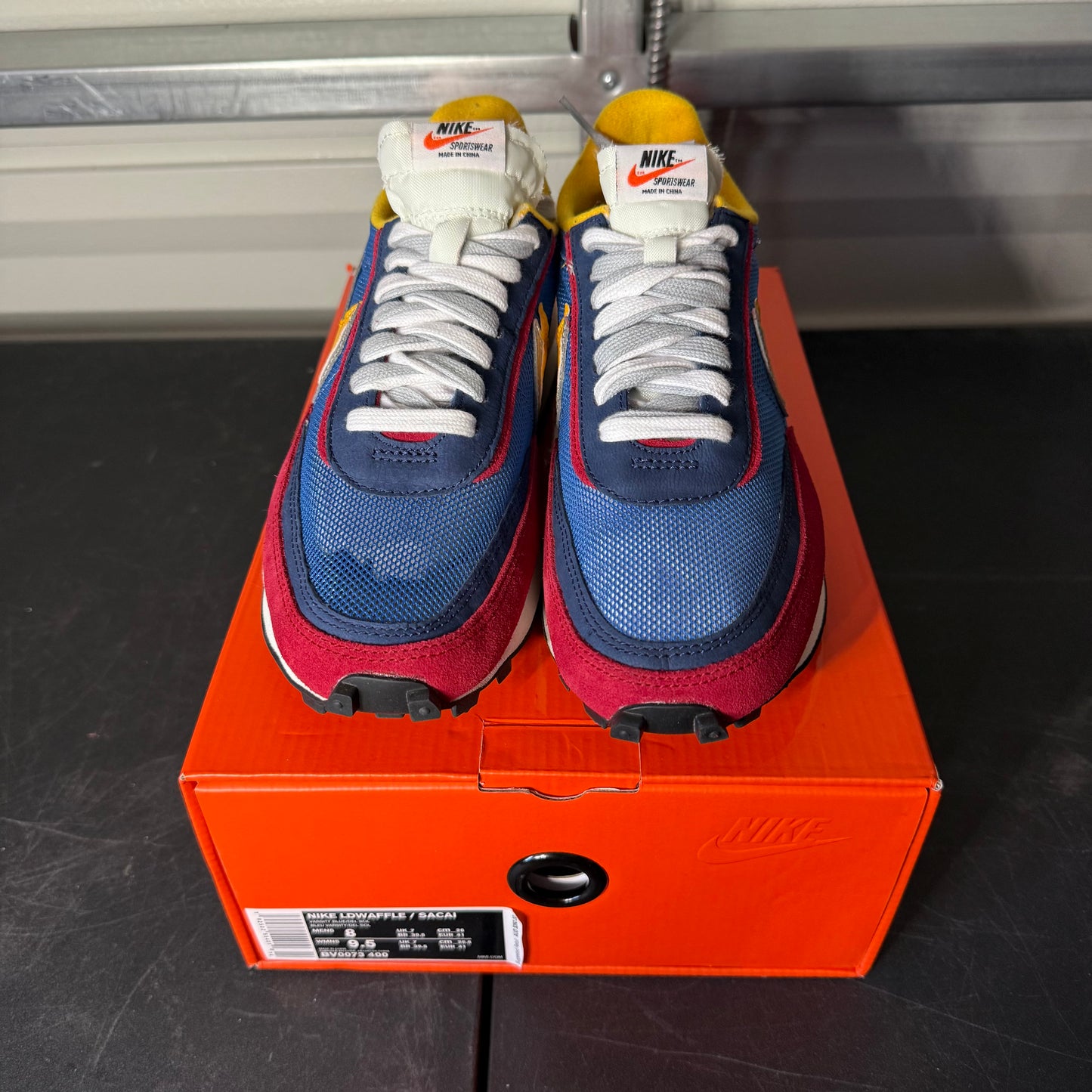 Size 8 - Sacai LDWaffle Varsity Blue