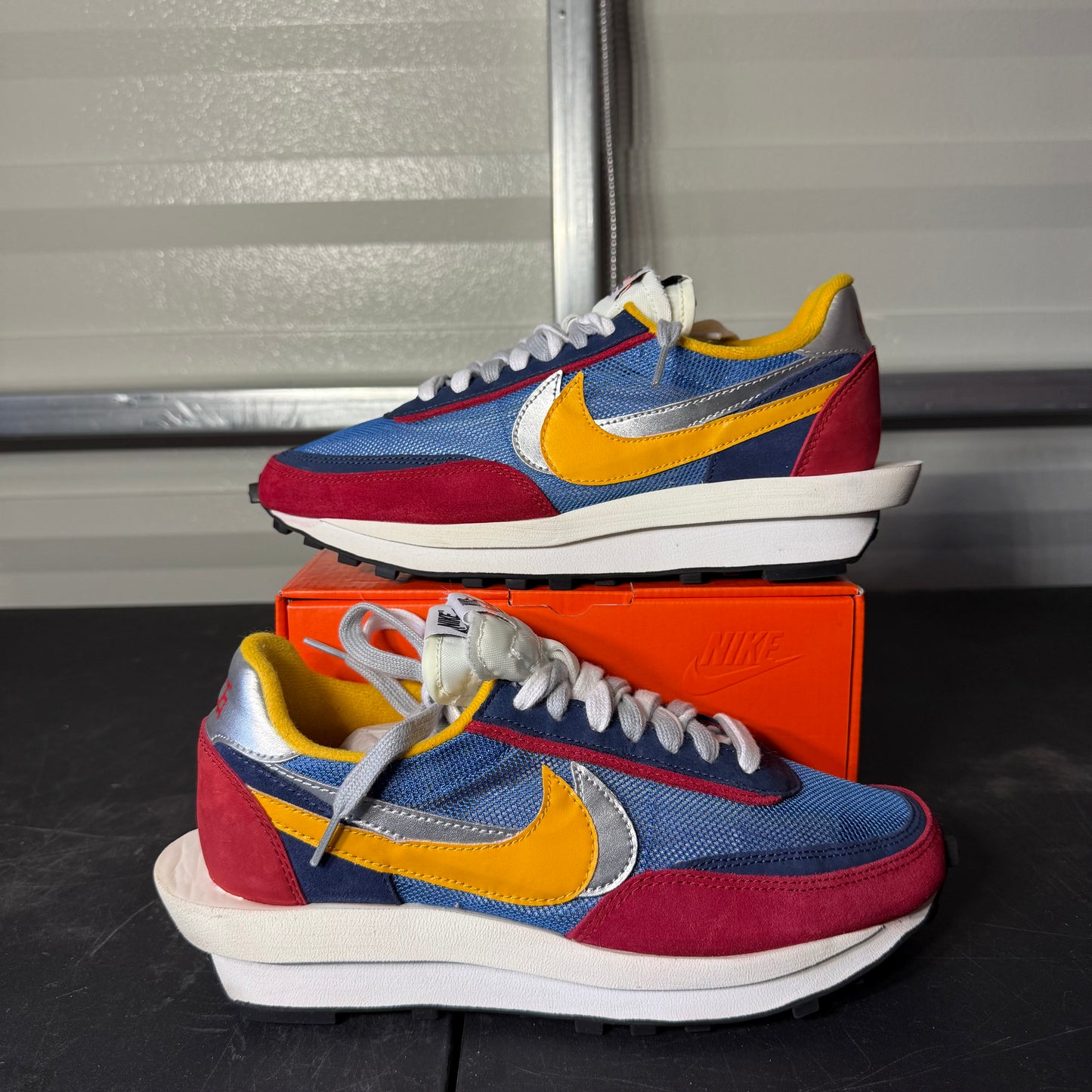 Size 8 - Sacai LDWaffle Varsity Blue