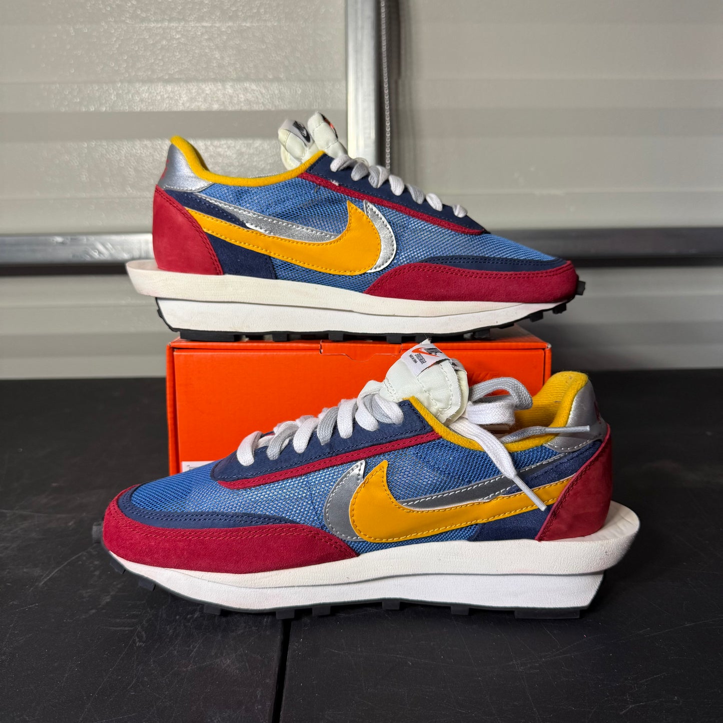 Size 8 - Sacai LDWaffle Varsity Blue