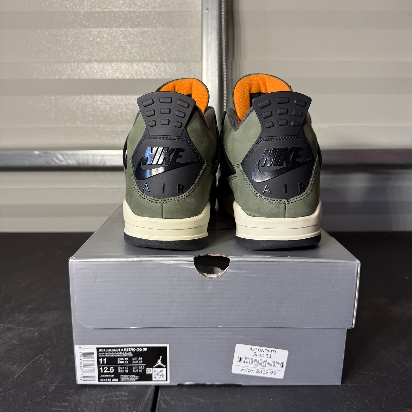 Size 11 - AJ 4 Retro Undefeated