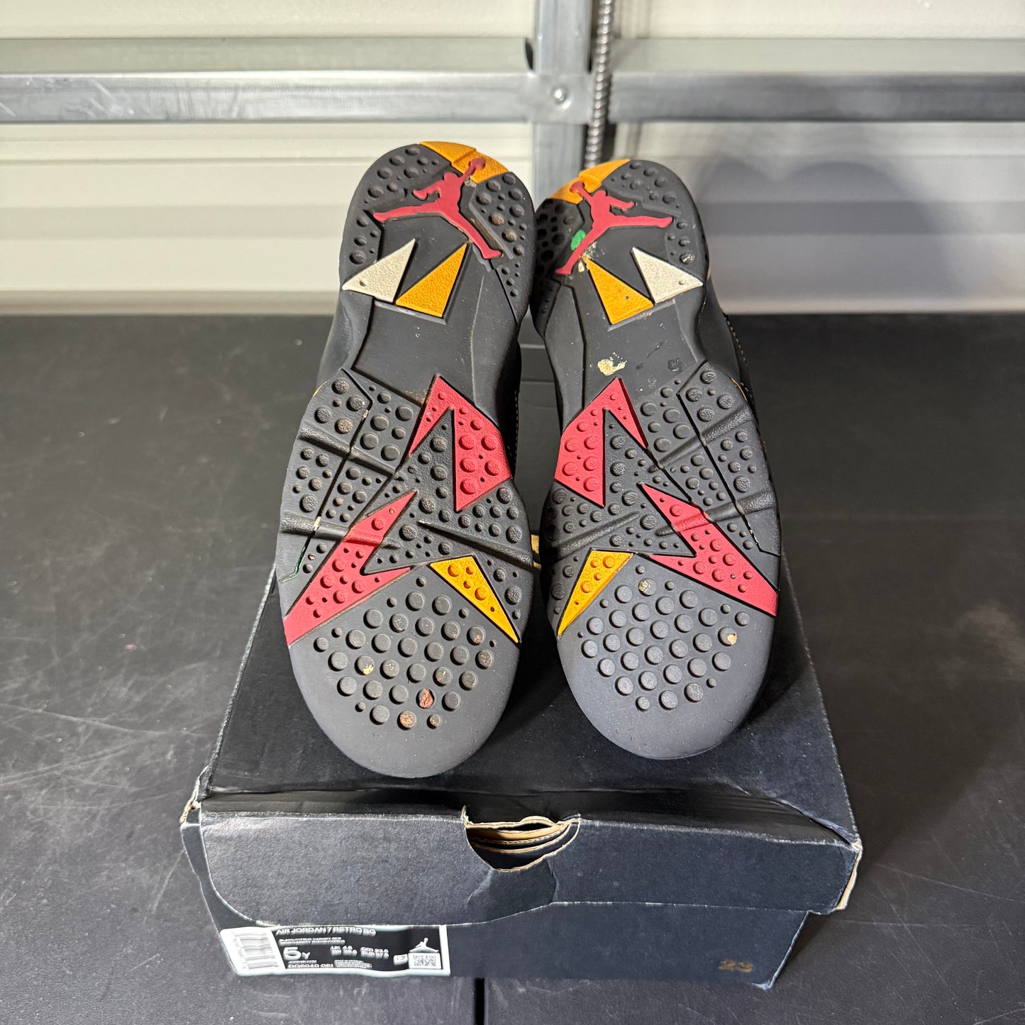 Size 5Y - AJ 7 Retro Citrus