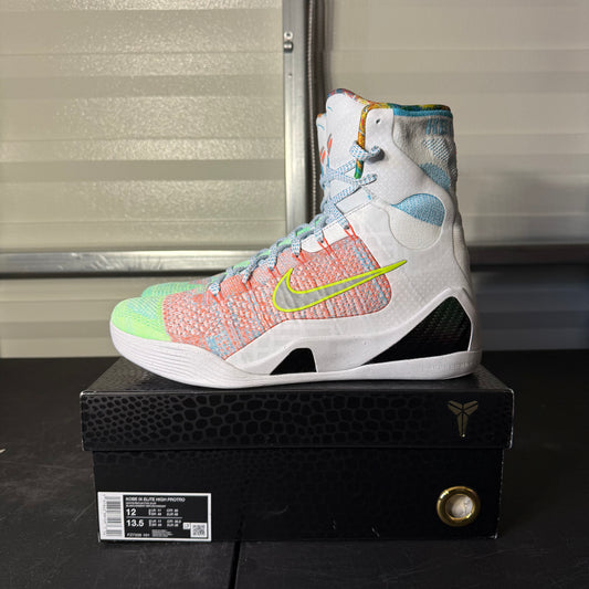 Size 12 - Kobe 9 Elite High Protro What The