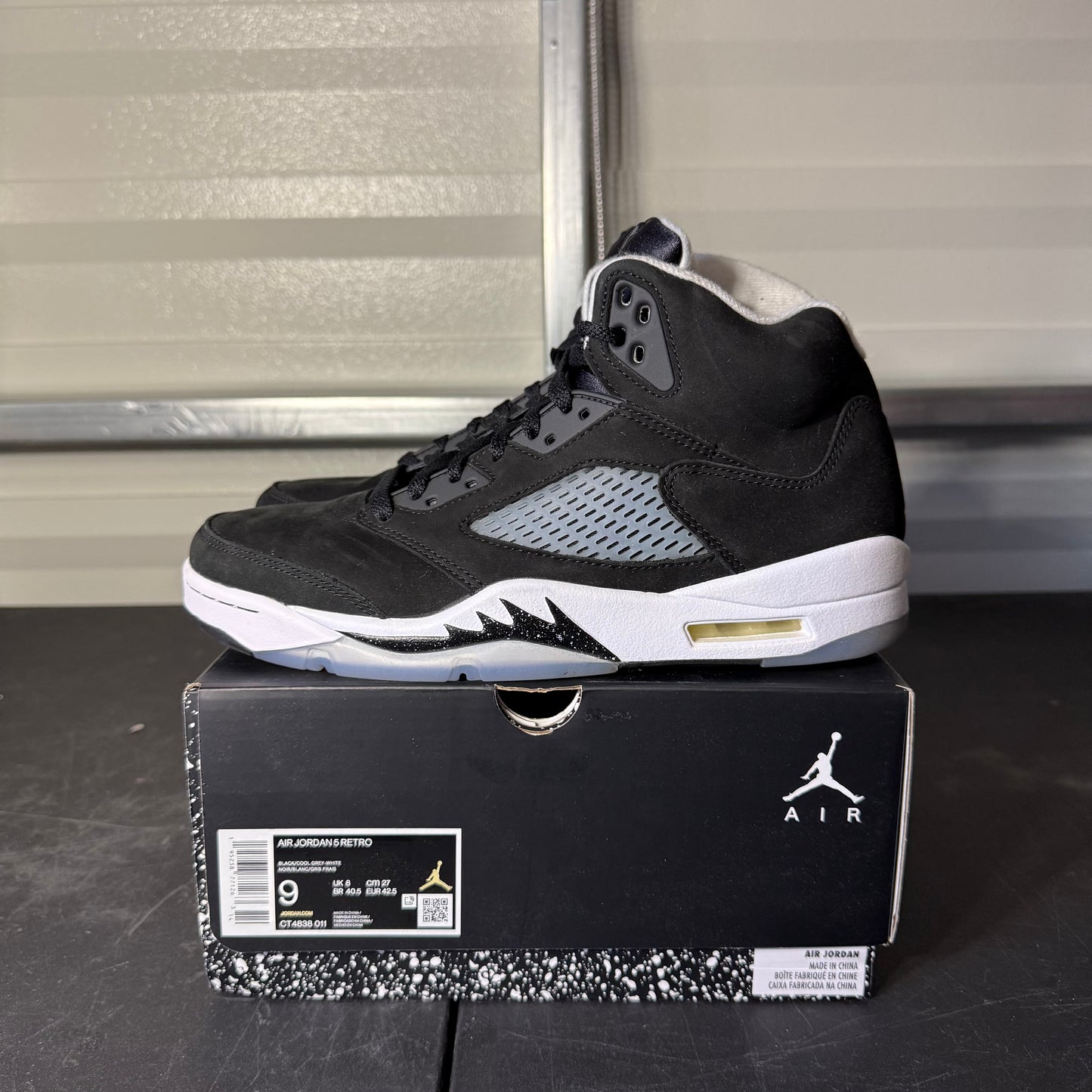 Size 9 - AJ 5 Retro Oreo