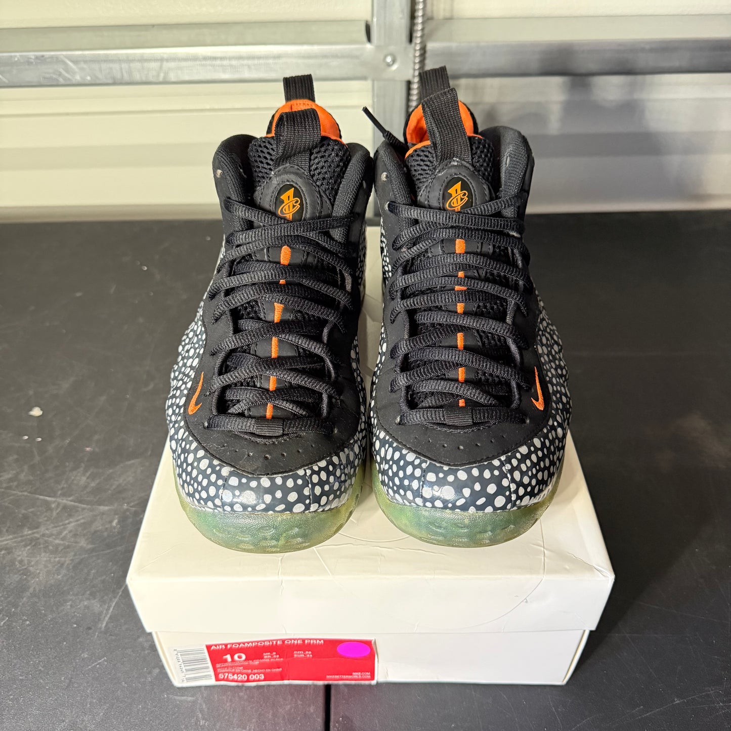 Size 10 - Air Foamposite One Safari