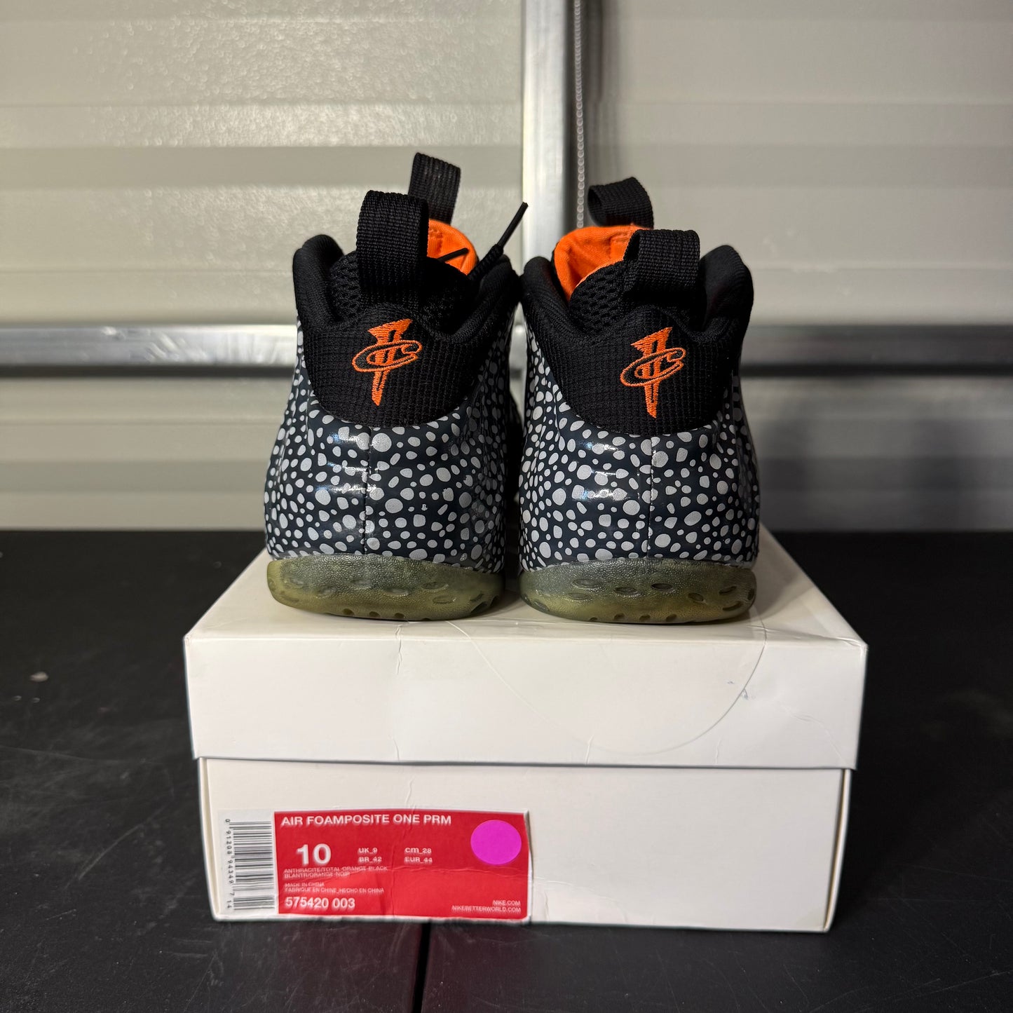 Size 10 - Air Foamposite One Safari