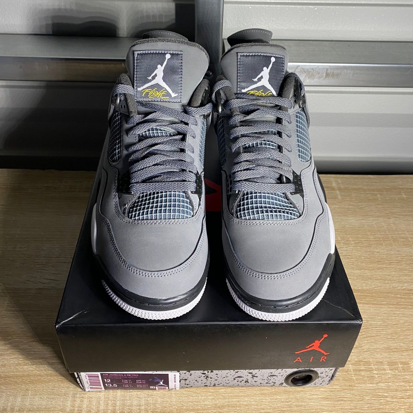 Size 12 - AJ 4 Retro Cool Grey