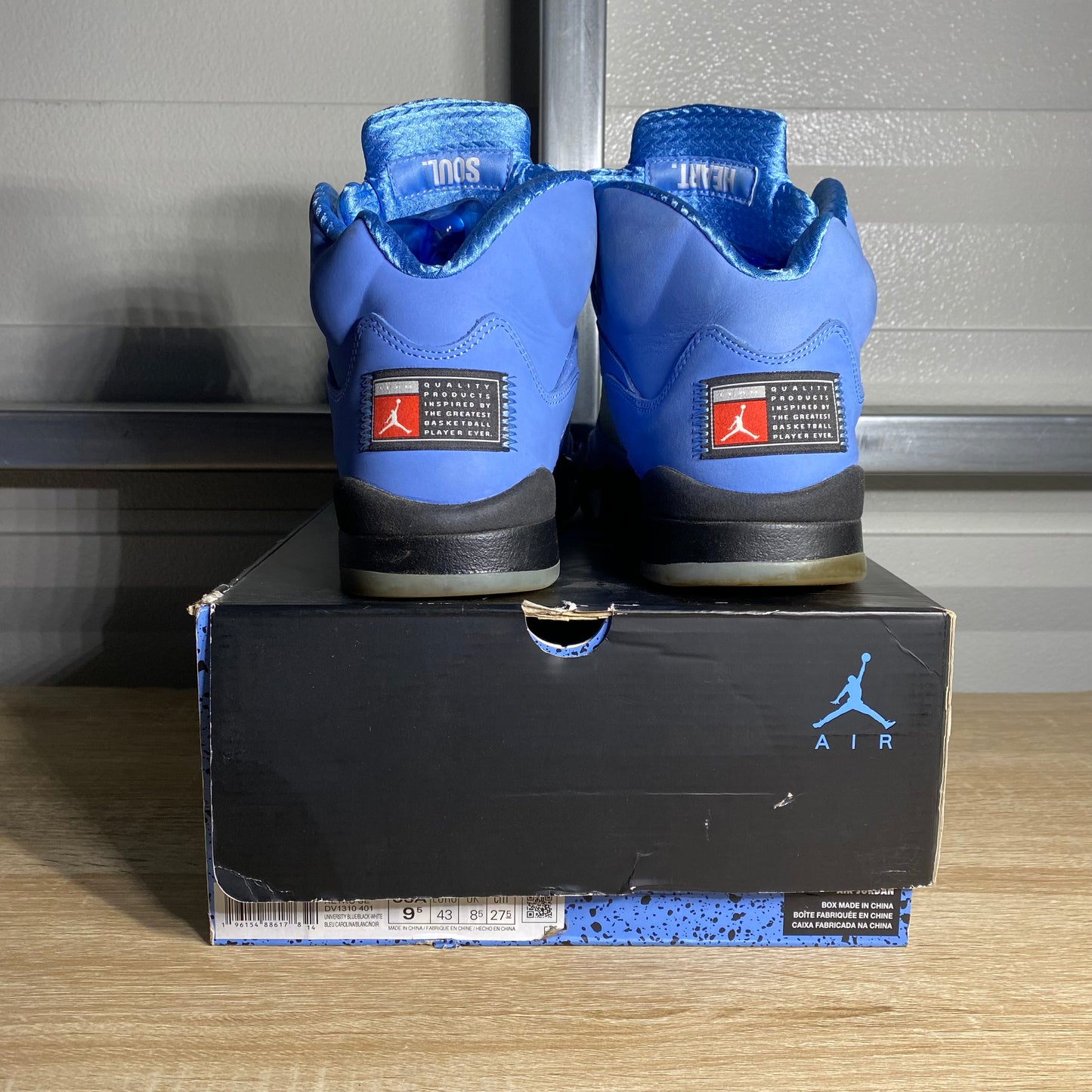 Size 9.5 - AJ 5 Retro UNC
