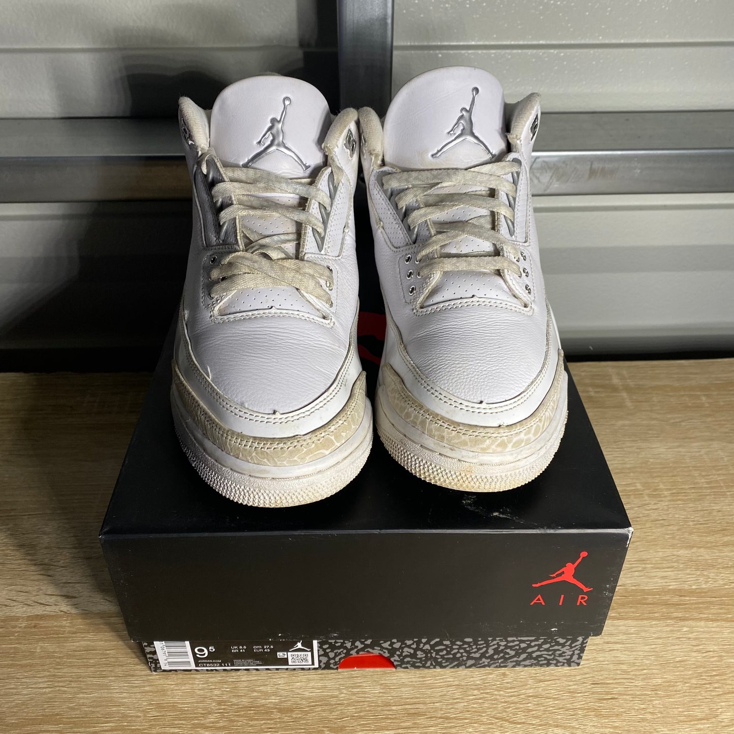 Size 9.5 - AJ 3 Retro Pure Money
