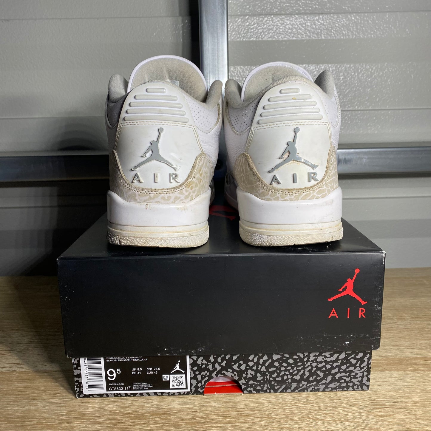 Size 9.5 - AJ 3 Retro Pure Money