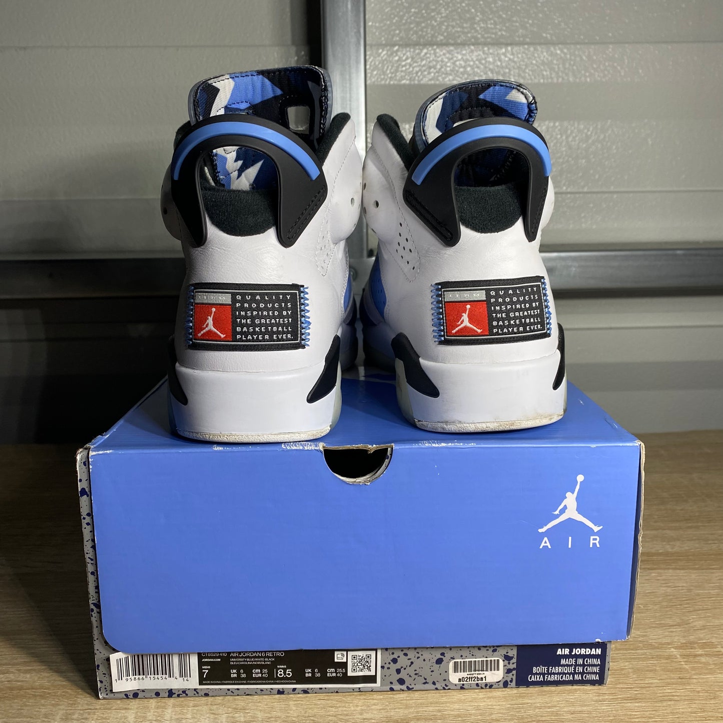Size 7 - AJ 6 Retro UNC
