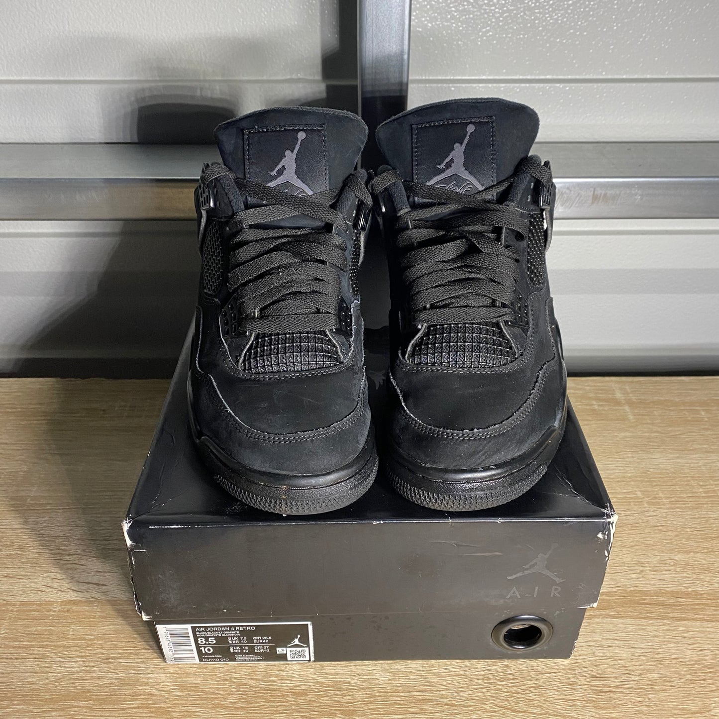 Size 8.5 - AJ 4 Retro Black Cat