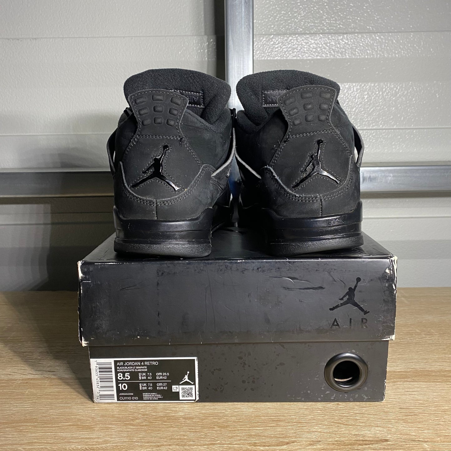 Size 8.5 - AJ 4 Retro Black Cat
