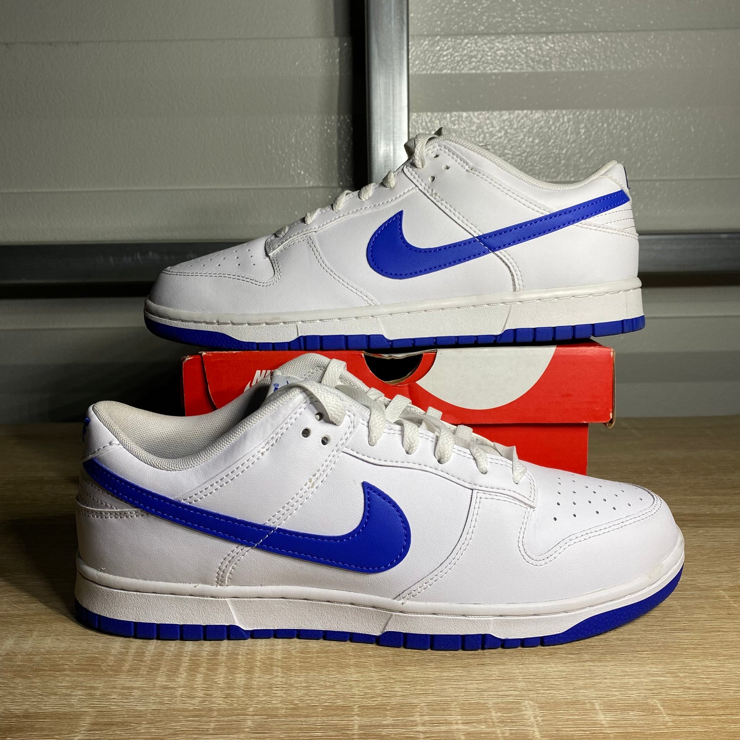 Size 11 - Dunk Low Retro White Hyper Royal