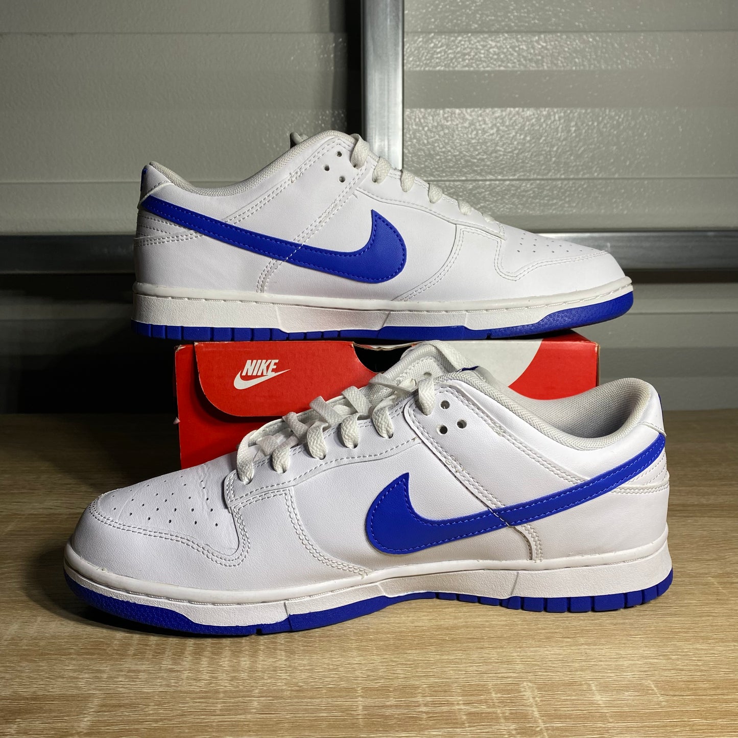 Size 11 - Dunk Low Retro White Hyper Royal
