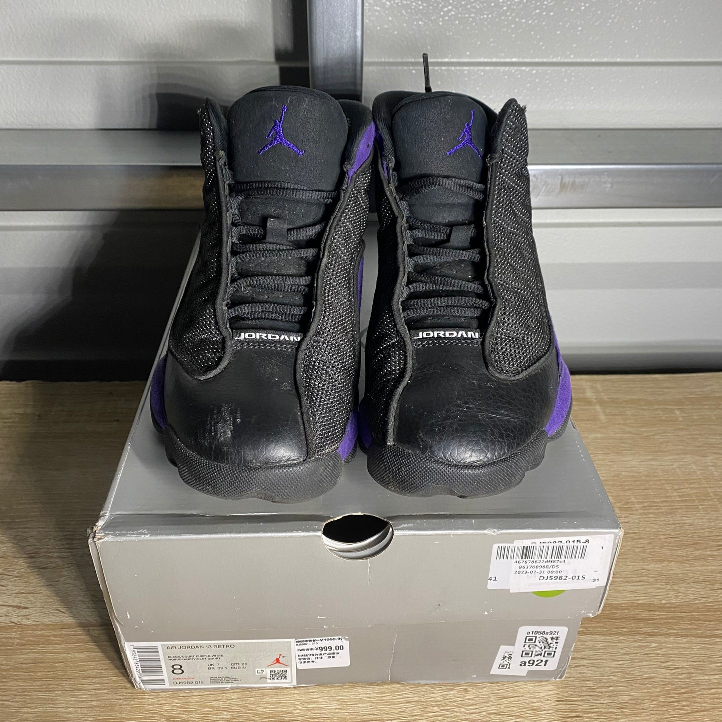 Size 8 - AJ 13 Retro Court Purple