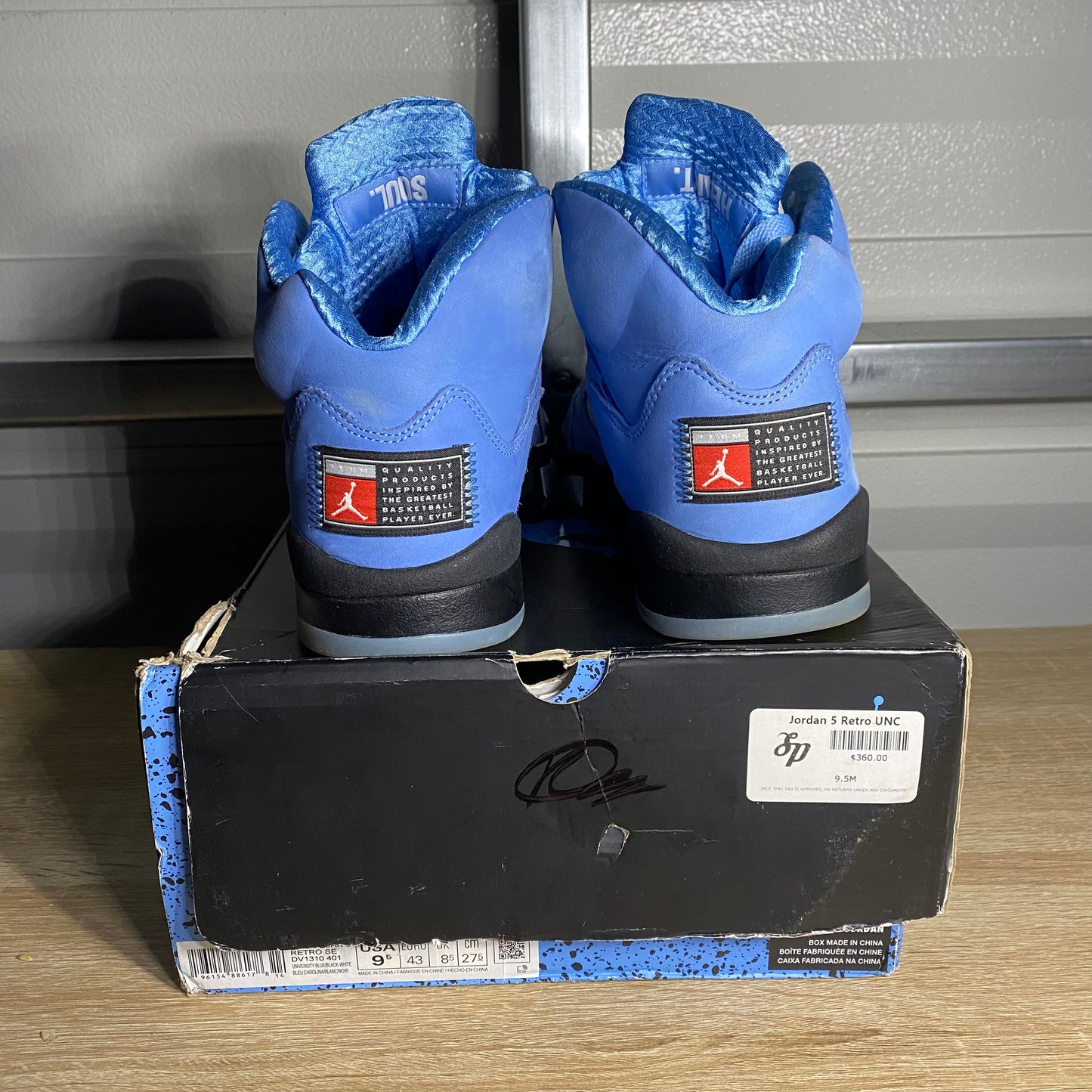 Size 9.5 - AJ 5 Retro UNC