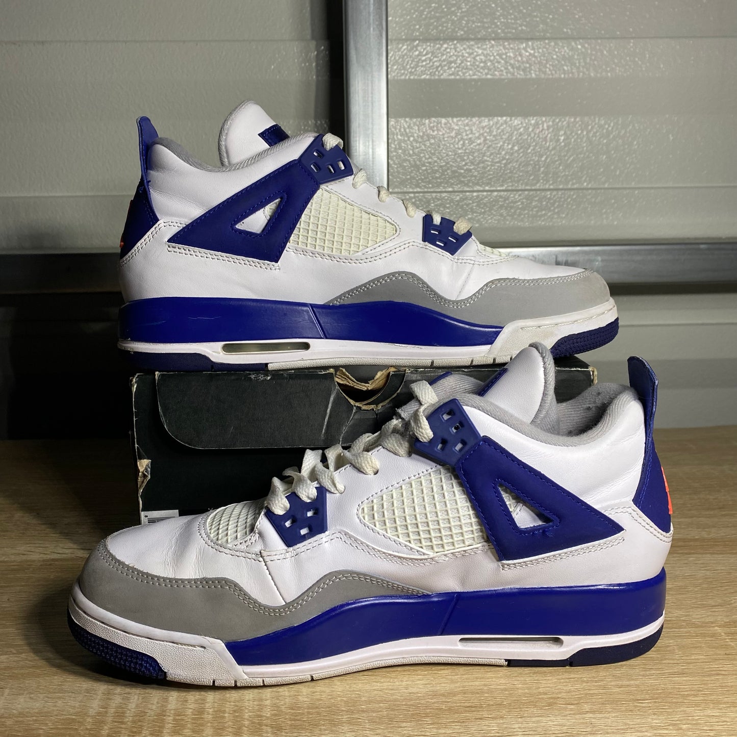 Size 9Y - AJ 4 Retro Deep Royal Blue