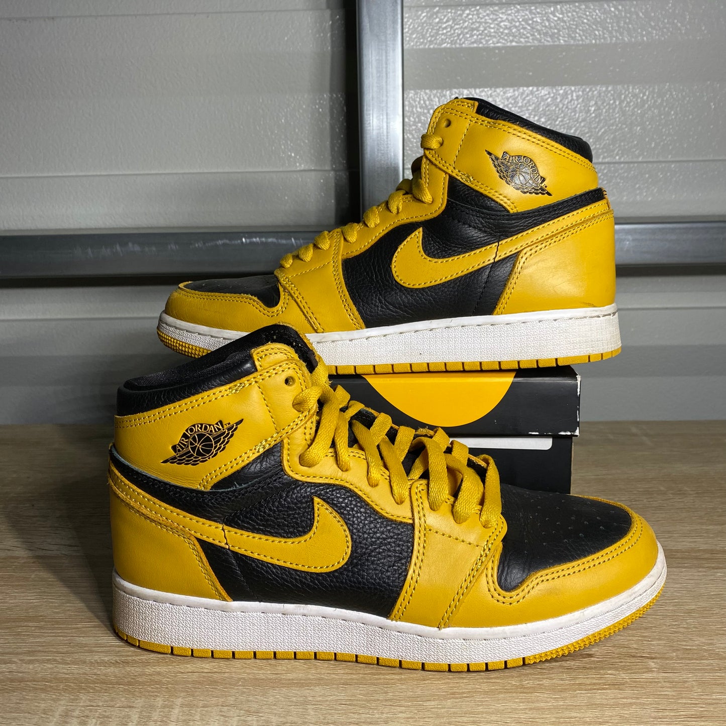 Size 7Y - AJ 1 Retro High Pollen