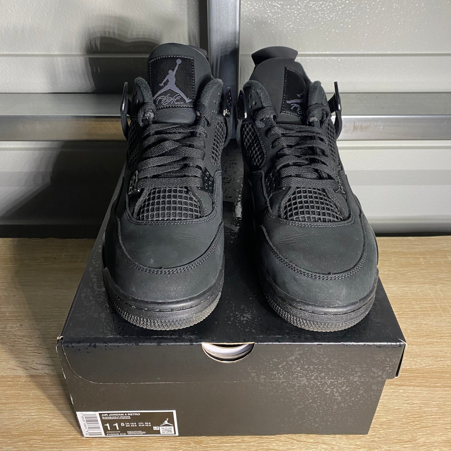 Size 11.5 - AJ 4 Retro Black Cat