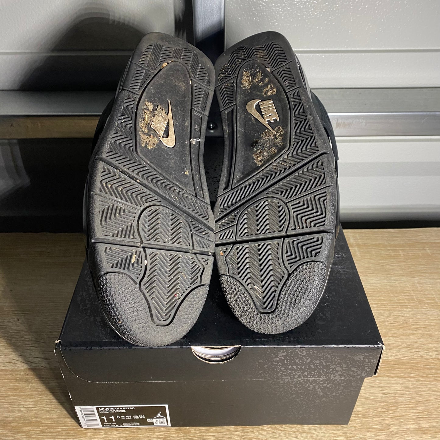 Size 11.5 - AJ 4 Retro Black Cat