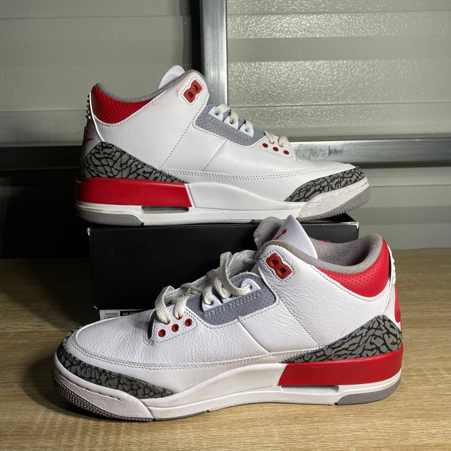 Size 8.5 - AJ 3 Retro Fire Red
