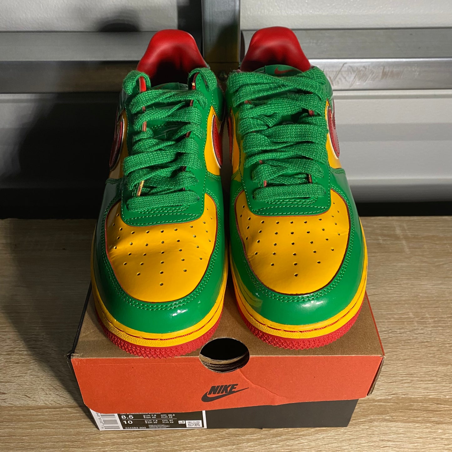 Size 8.5 - AF 1 Low Lil Yachty Concrete Boys Lucky Green