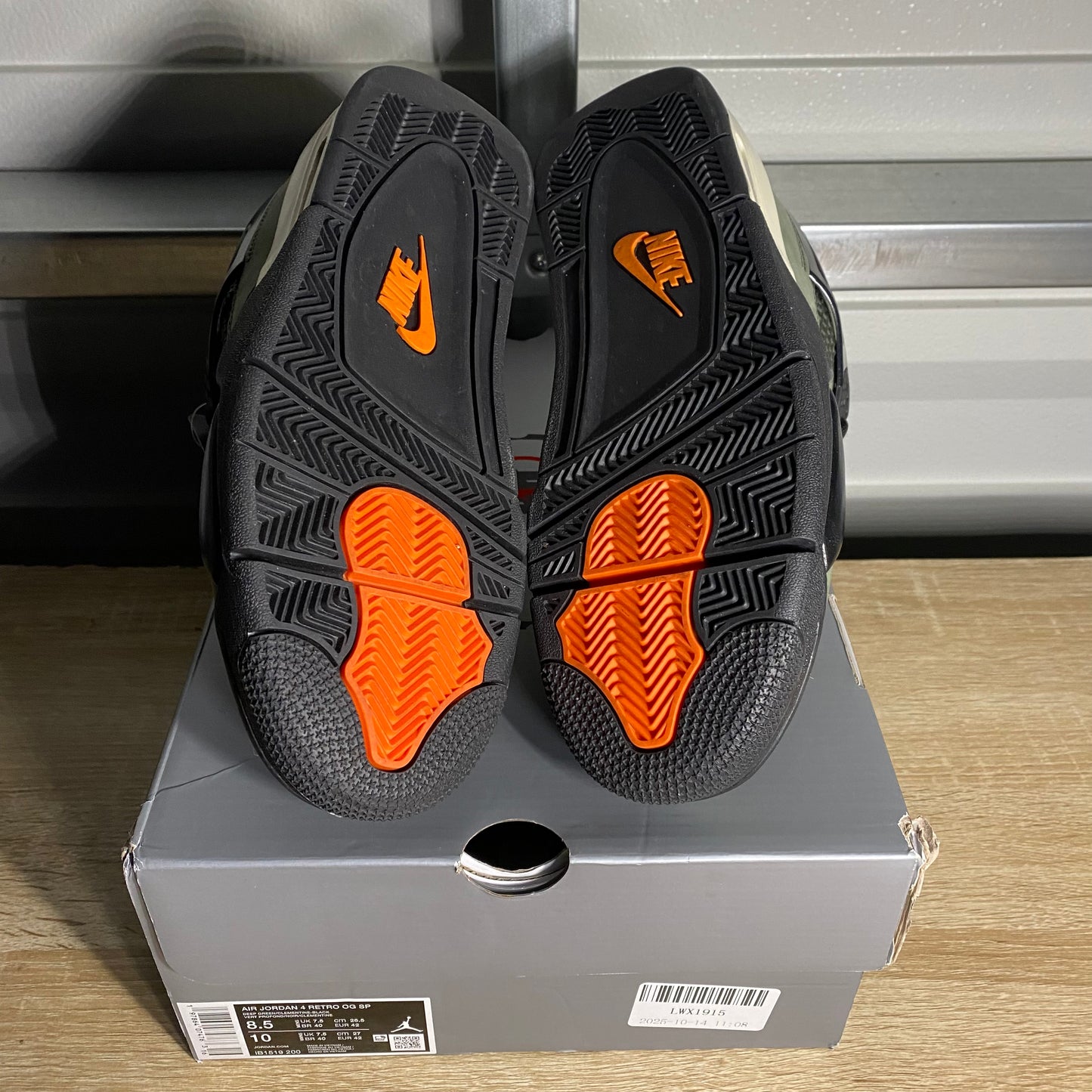 Size 8.5 - AJ 4 Retro Undefeated